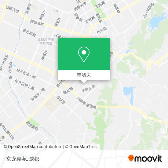 京龙嘉苑地图