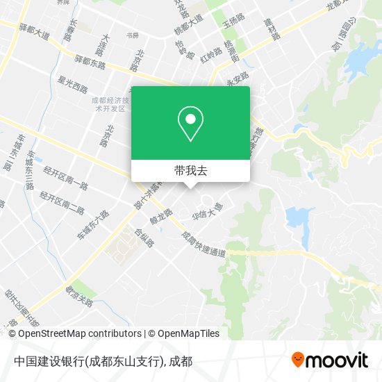 中国建设银行(成都东山支行)地图