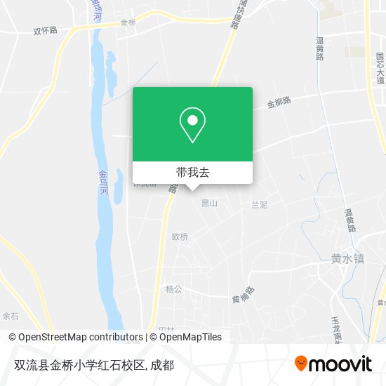 双流县金桥小学红石校区地图