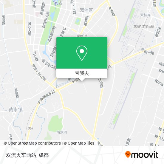 双流火车西站地图