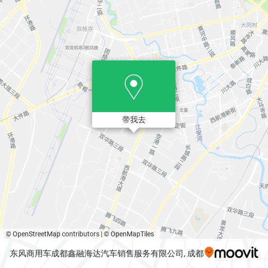 东风商用车成都鑫融海达汽车销售服务有限公司地图
