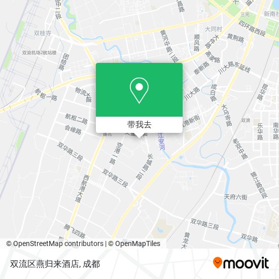 双流区燕归来酒店地图