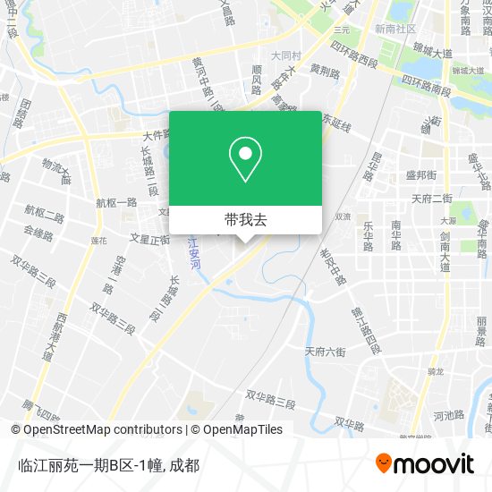 临江丽苑一期B区-1幢地图