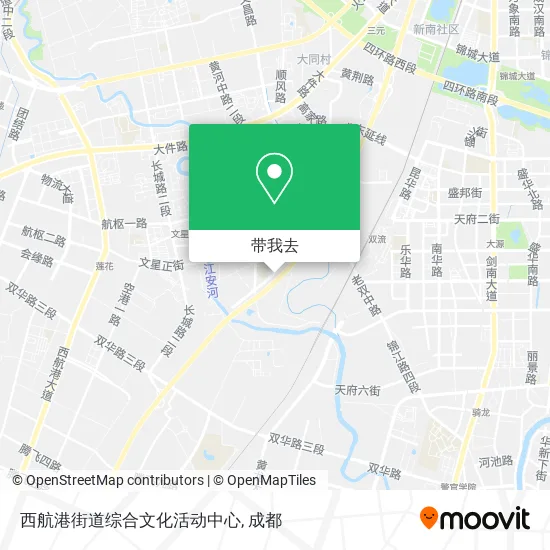 西航港街道综合文化活动中心地图