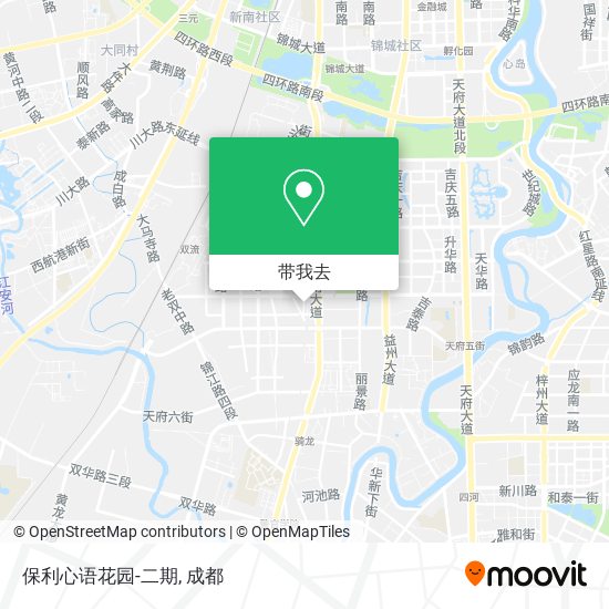 保利心语花园-二期地图