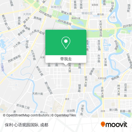 保利·心语观园国际地图