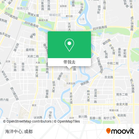 海洋中心地图