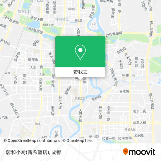 蓉和小厨(新希望店)地图