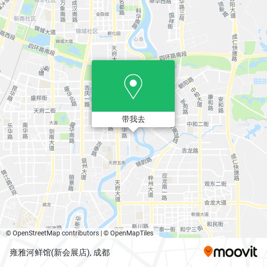 雍雅河鲜馆(新会展店)地图