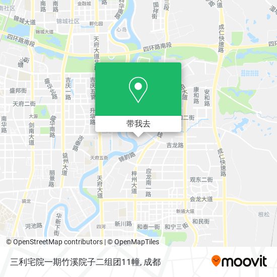 三利宅院一期竹溪院子二组团11幢地图