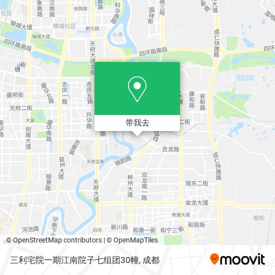 三利宅院一期江南院子七组团30幢地图