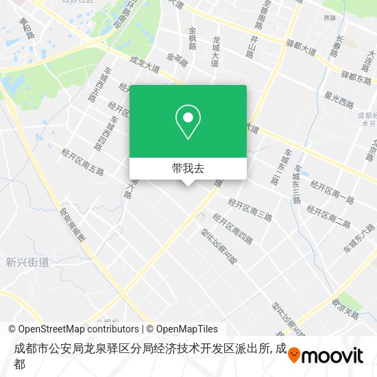 成都市公安局龙泉驿区分局经济技术开发区派出所地图