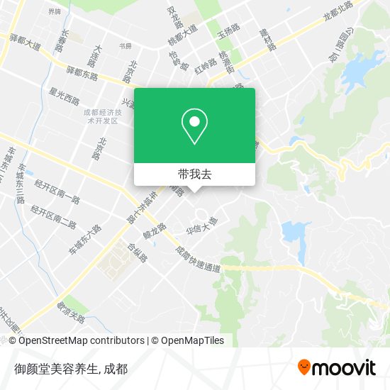 御颜堂美容养生地图