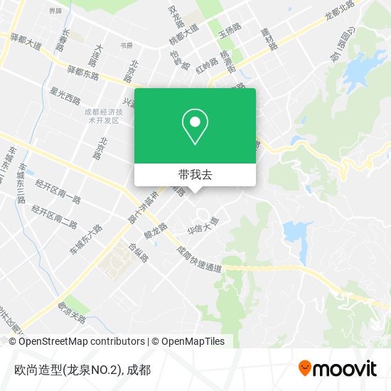 欧尚造型(龙泉NO.2)地图