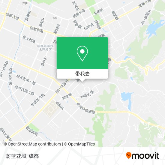 蔚蓝花城地图