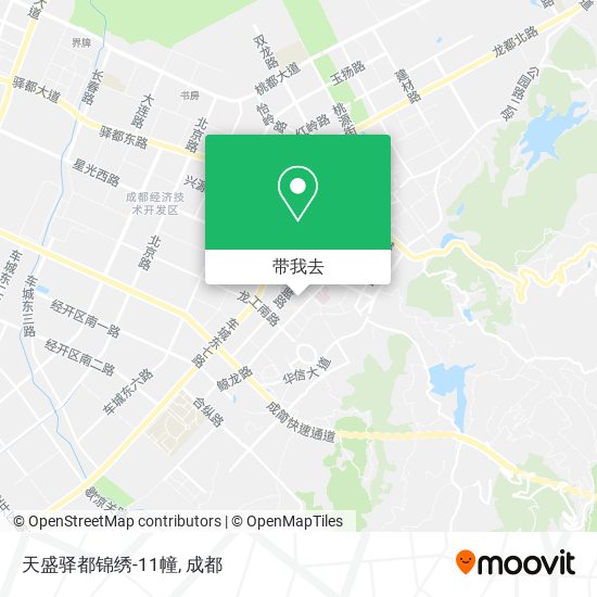 天盛驿都锦绣-11幢地图