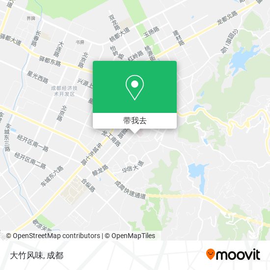 大竹风味地图