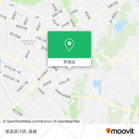 溪源居小区地图
