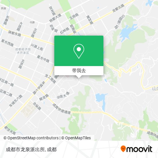 成都市龙泉派出所地图