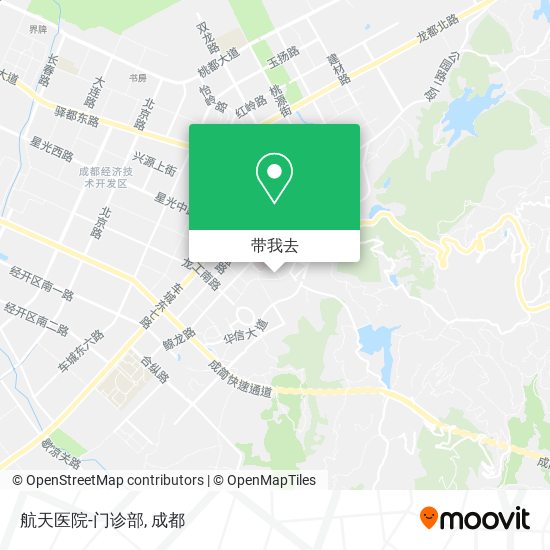 航天医院-门诊部地图