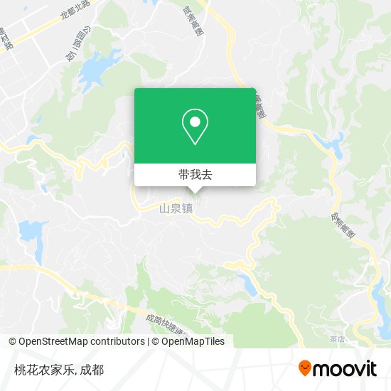 桃花农家乐地图