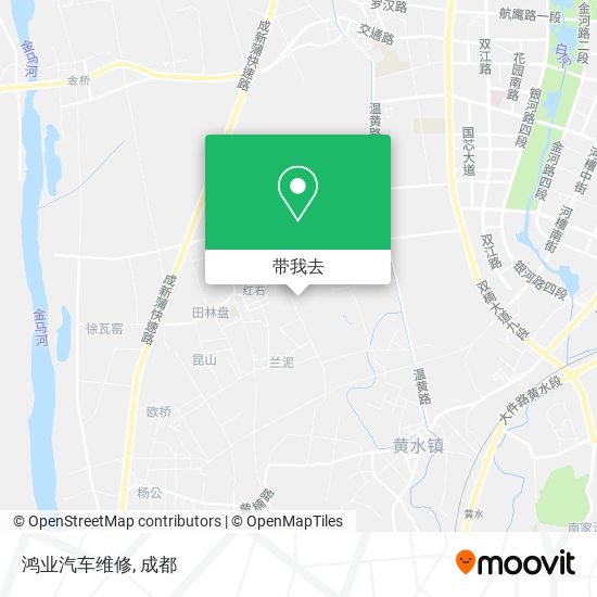 鸿业汽车维修地图