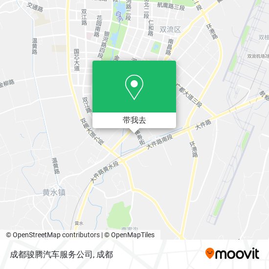 成都骏腾汽车服务公司地图