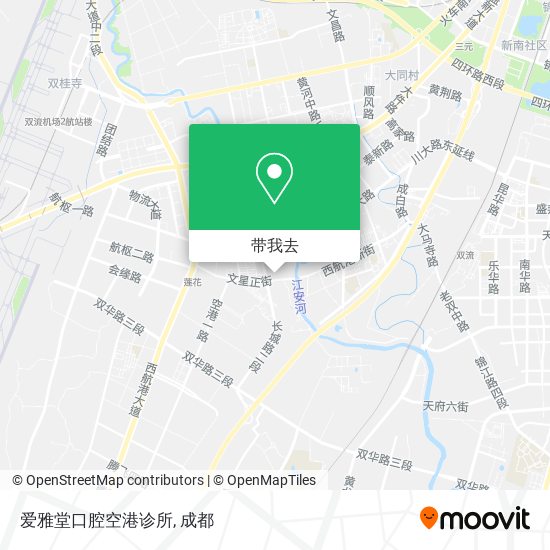 爱雅堂口腔空港诊所地图