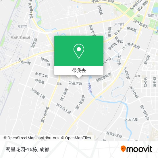 蜀星花园-16栋地图