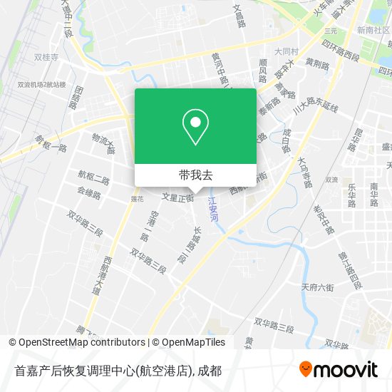 首嘉产后恢复调理中心(航空港店)地图