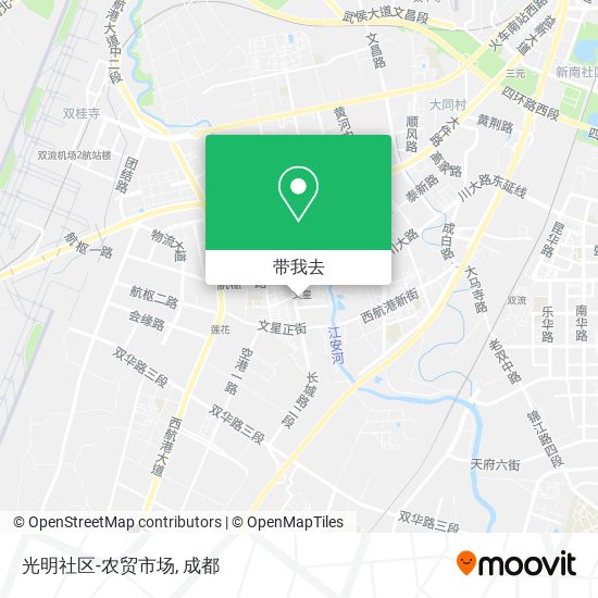 光明社区-农贸市场地图