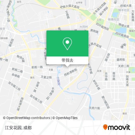 江安花园地图