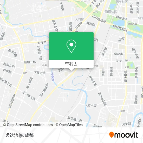 远达汽修地图