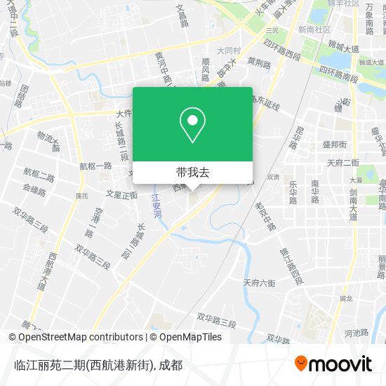 临江丽苑二期(西航港新街)地图