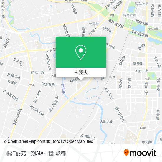 临江丽苑一期A区-1幢地图