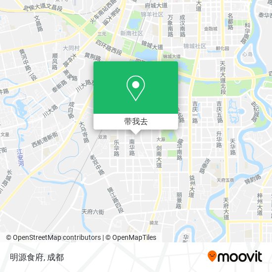 明源食府地图