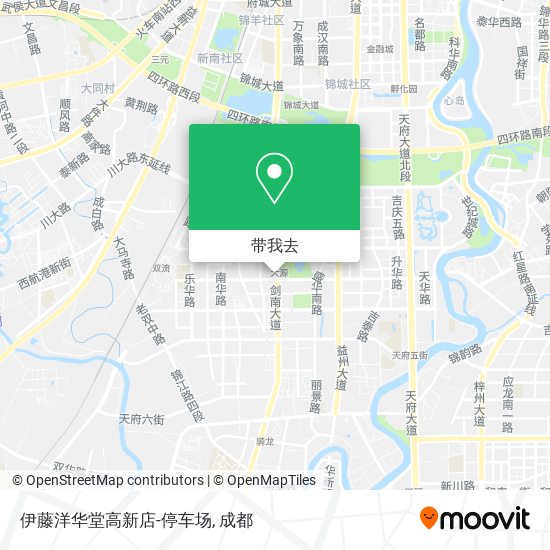 伊藤洋华堂高新店-停车场地图