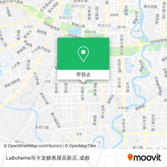 LaBoheme马卡龙糖果屋高新店地图