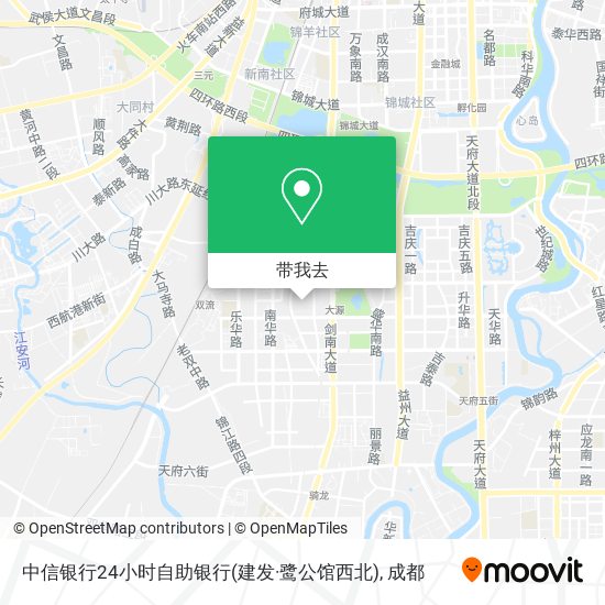 中信银行24小时自助银行(建发·鹭公馆西北)地图