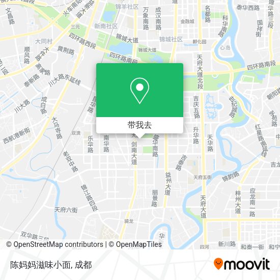 陈妈妈滋味小面地图