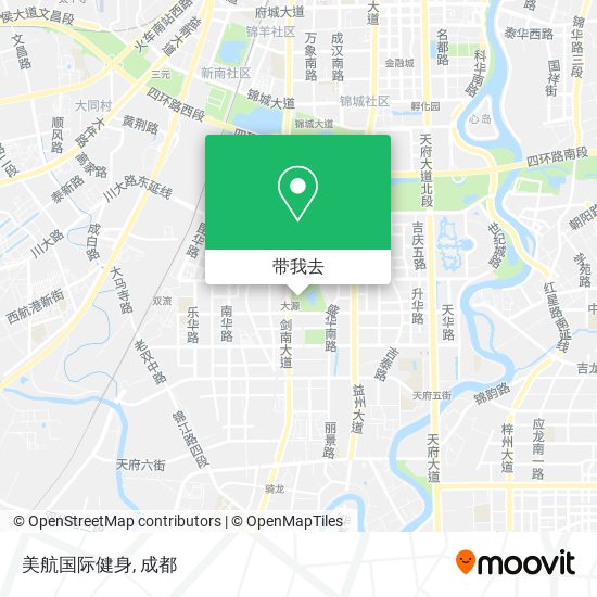 美航国际健身地图