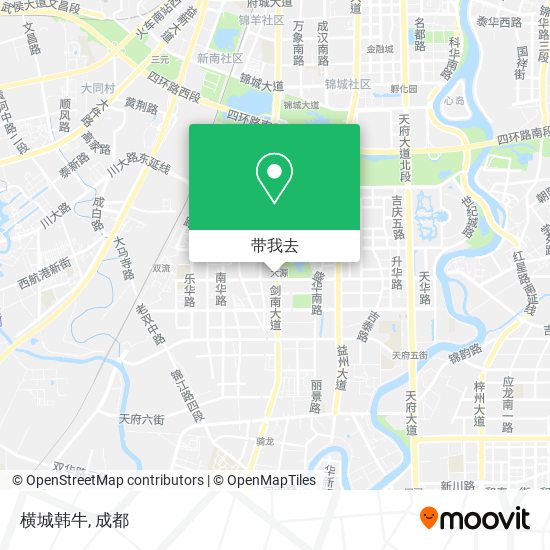 横城韩牛地图