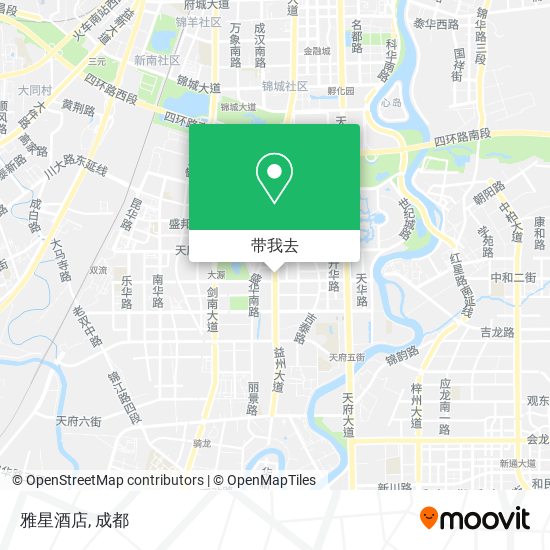雅星酒店地图