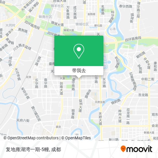 复地雍湖湾一期-5幢地图