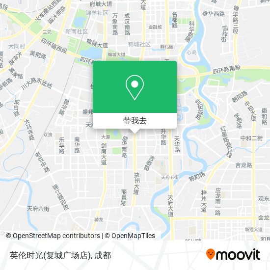 英伦时光(复城广场店)地图