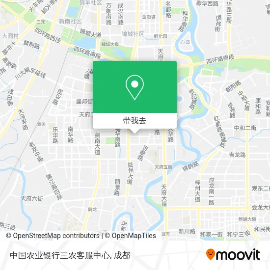 中国农业银行三农客服中心地图