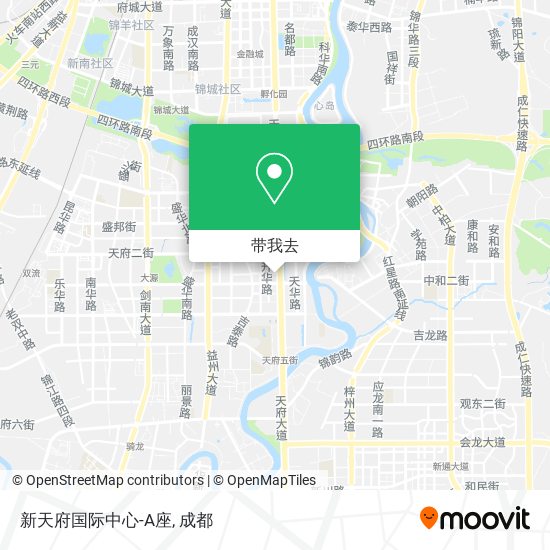 新天府国际中心-A座地图