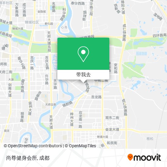 尚尊健身会所地图