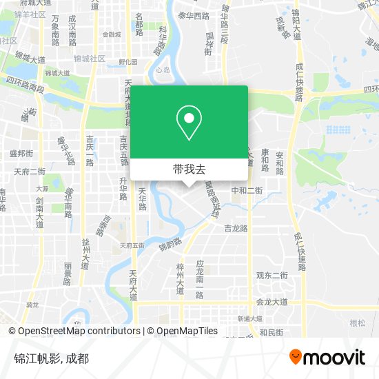 锦江帆影地图