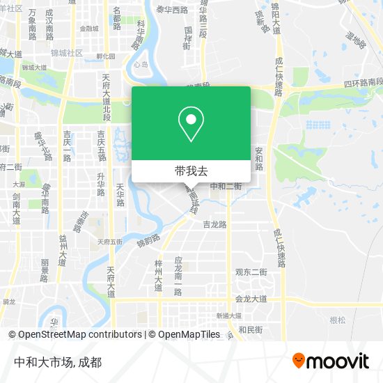 中和大市场地图